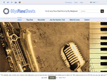 Tablet Screenshot of ollyspianosheets.com
